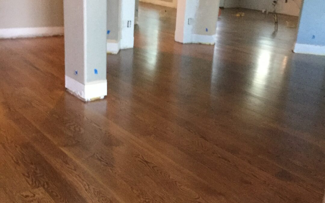 Wood flooring install